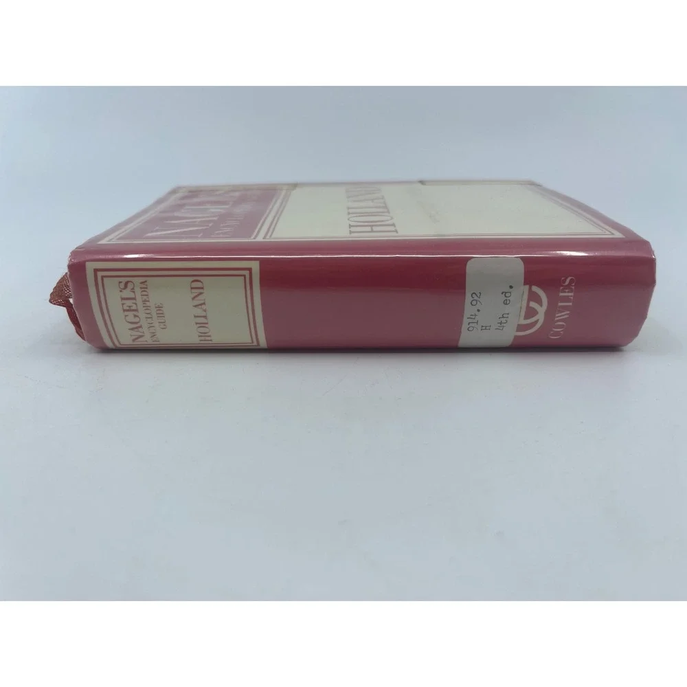 Nagels Encyclopedia Guide Holland 1968 4th Ed Vintage Travel Book Foldout Maps